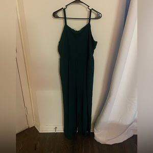 dark emerald green jumpsuit